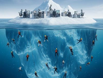 Bajo el iceberg digital: El MIT cuantifica el impacto de la IA en el trabajo